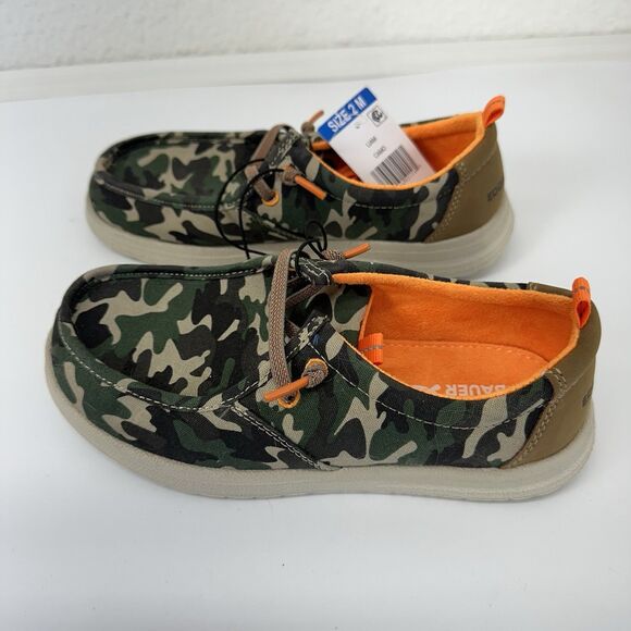 Eddie Bauer Boys Canvas Slip-On Shoe Size 2 Camo - Picture 3 of 8